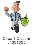 Young White Male Doctor Clipart #1351355 by Julos