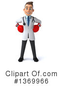 Young White Male Doctor Clipart #1369966 by Julos