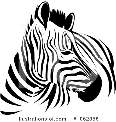 Royalty-Free (RF) Zebra Clipart Illustration by Vector Tradition SM - Stock Sample #1062356