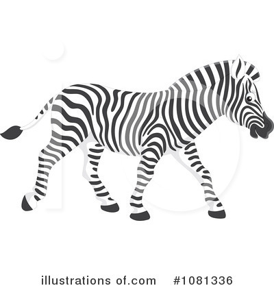 Royalty-Free (RF) Zebra Clipart Illustration by Alex Bannykh - Stock Sample #1081336