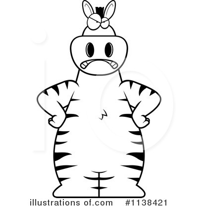 Royalty-Free (RF) Zebra Clipart Illustration by Cory Thoman - Stock Sample #1138421