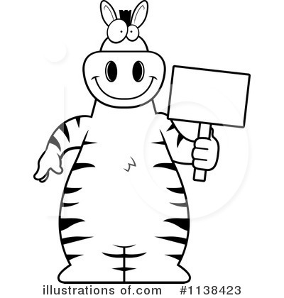Royalty-Free (RF) Zebra Clipart Illustration by Cory Thoman - Stock Sample #1138423