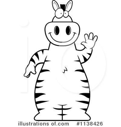 Royalty-Free (RF) Zebra Clipart Illustration by Cory Thoman - Stock Sample #1138426