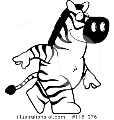 Royalty-Free (RF) Zebra Clipart Illustration by Cory Thoman - Stock Sample #1151376
