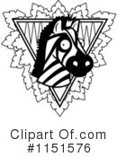 Zebra Clipart #1151576 by Cory Thoman