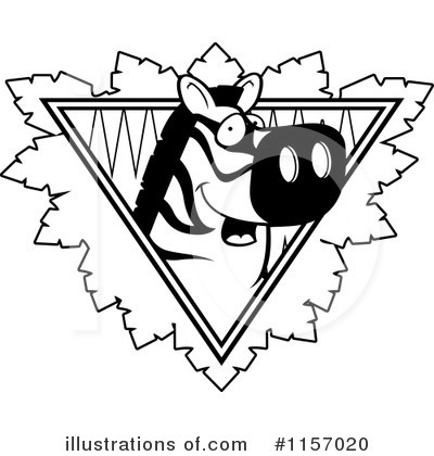 Royalty-Free (RF) Zebra Clipart Illustration by Cory Thoman - Stock Sample #1157020