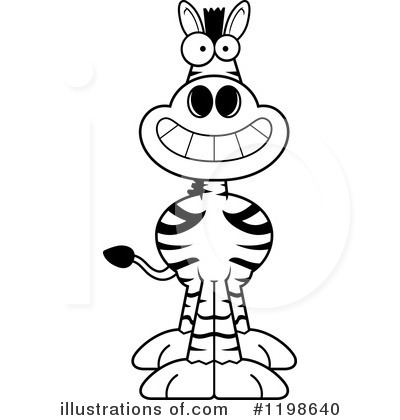 Royalty-Free (RF) Zebra Clipart Illustration by Cory Thoman - Stock Sample #1198640