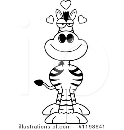 Royalty-Free (RF) Zebra Clipart Illustration by Cory Thoman - Stock Sample #1198641
