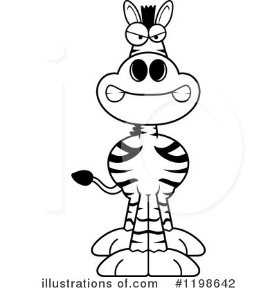 Royalty-Free (RF) Zebra Clipart Illustration by Cory Thoman - Stock Sample #1198642