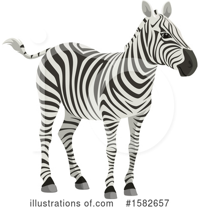 Royalty-Free (RF) Zebra Clipart Illustration by Vector Tradition SM - Stock Sample #1582657