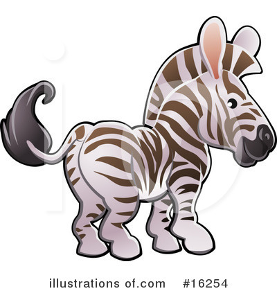 Zebra Clipart #16254 by AtStockIllustration