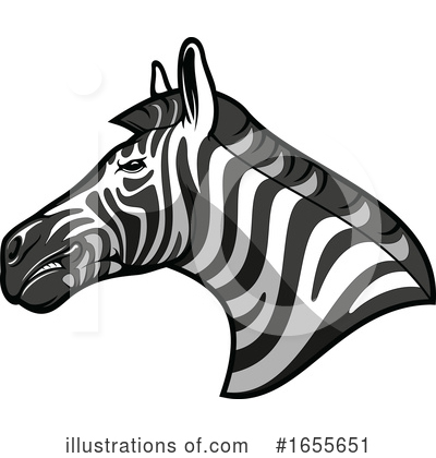 Royalty-Free (RF) Zebra Clipart Illustration by Vector Tradition SM - Stock Sample #1655651