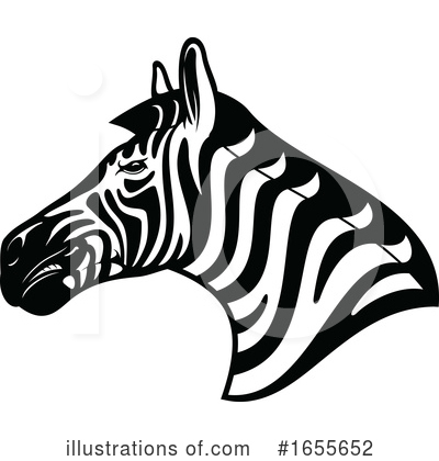 Royalty-Free (RF) Zebra Clipart Illustration by Vector Tradition SM - Stock Sample #1655652