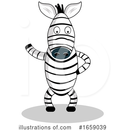 Royalty-Free (RF) Zebra Clipart Illustration by Morphart Creations - Stock Sample #1659039