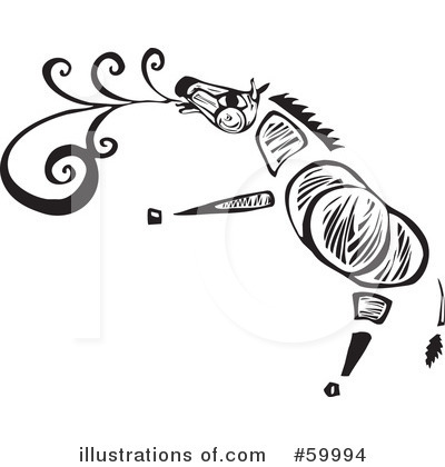 Royalty-Free (RF) Zebra Clipart Illustration by xunantunich - Stock Sample #59994
