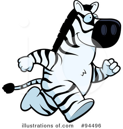 Royalty-Free (RF) Zebra Clipart Illustration by Cory Thoman - Stock Sample #94496