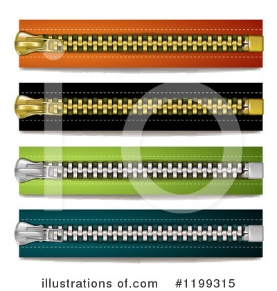 Royalty-Free (RF) Zipper Clipart Illustration by merlinul - Stock Sample #1199315