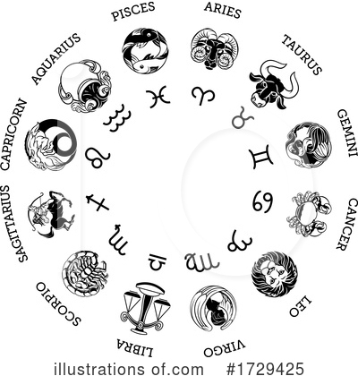 Royalty-Free (RF) Zodiac Clipart Illustration by AtStockIllustration - Stock Sample #1729425