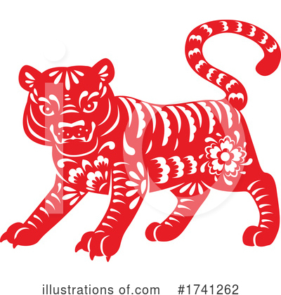 Tiger Clipart #1741262 by Vector Tradition SM