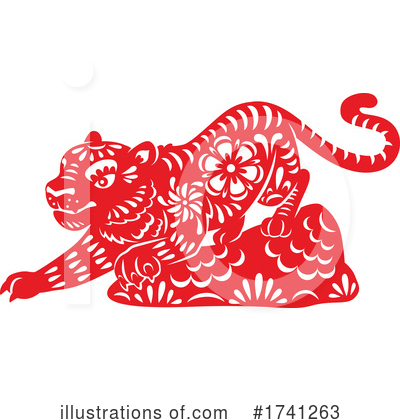 Tiger Clipart #1741263 by Vector Tradition SM