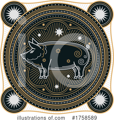 Royalty-Free (RF) Zodiac Clipart Illustration by Vector Tradition SM - Stock Sample #1758589