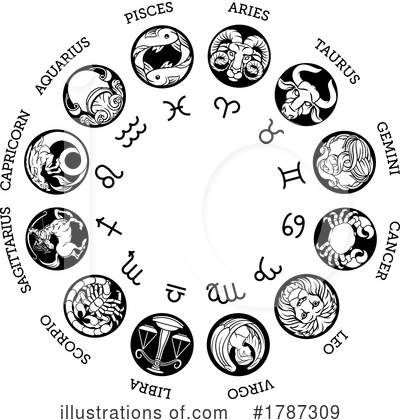 Horoscop Clipart #1787309 by AtStockIllustration