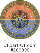 Zodiac Clipart #209899 by Michael Schmeling