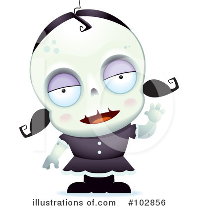 Royalty-Free (RF) Zombie Clipart Illustration by Cory Thoman - Stock Sample #102856