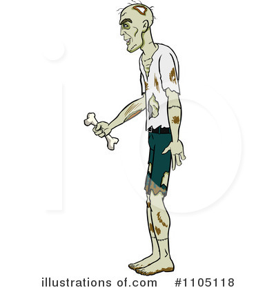Royalty-Free (RF) Zombie Clipart Illustration by Cartoon Solutions - Stock Sample #1105118