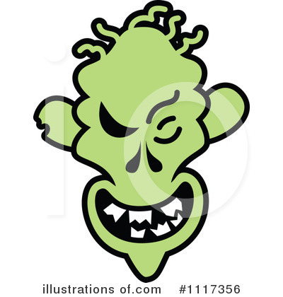 Royalty-Free (RF) Zombie Clipart Illustration by Zooco - Stock Sample #1117356