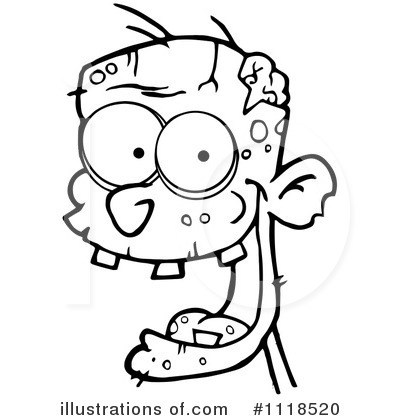 Zombie Clipart #1118520 by Hit Toon