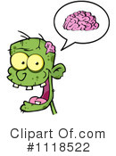 Zombie Clipart #1118522 by Hit Toon