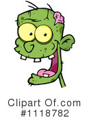 Zombie Clipart #1118782 by Hit Toon
