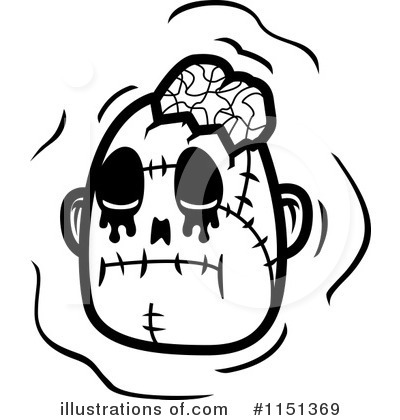 Royalty-Free (RF) Zombie Clipart Illustration by Cory Thoman - Stock Sample #1151369