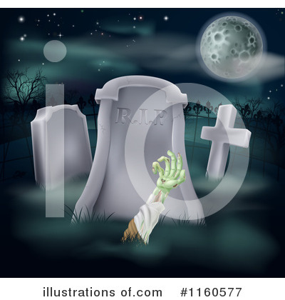 Royalty-Free (RF) Zombie Clipart Illustration by AtStockIllustration - Stock Sample #1160577