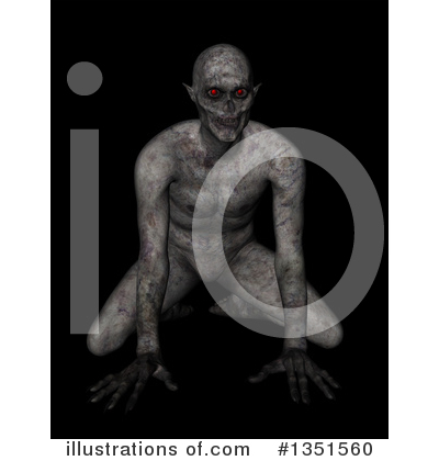 Royalty-Free (RF) Zombie Clipart Illustration by KJ Pargeter - Stock Sample #1351560
