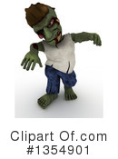 Zombie Clipart #1354901 by KJ Pargeter