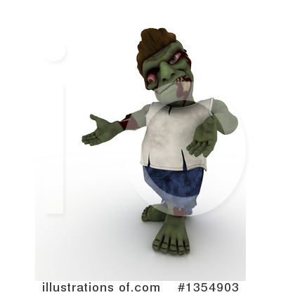 Zombie Clipart #1354903 by KJ Pargeter