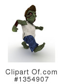 Zombie Clipart #1354907 by KJ Pargeter