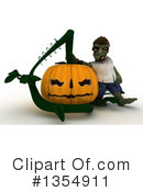 Zombie Clipart #1354911 by KJ Pargeter