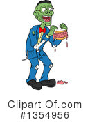 Zombie Clipart #1354956 by LaffToon