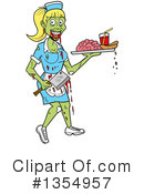 Zombie Clipart #1354957 by LaffToon