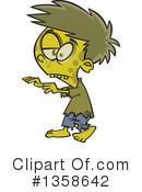 Zombie Clipart #1358642 by toonaday