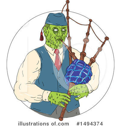 Zombie Clipart #1494374 by patrimonio