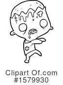 Zombie Clipart #1579930 by lineartestpilot