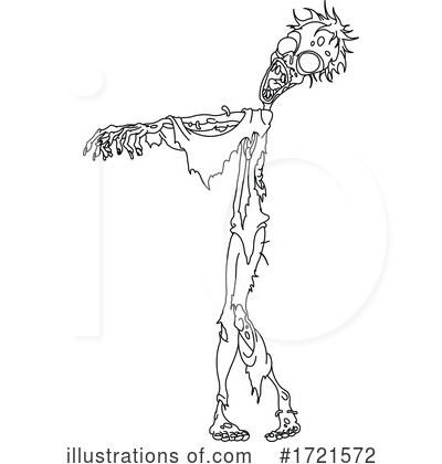 Royalty-Free (RF) Zombie Clipart Illustration by yayayoyo - Stock Sample #1721572