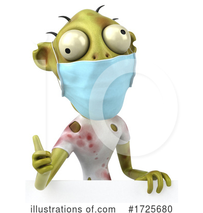 Royalty-Free (RF) Zombie Clipart Illustration by Julos - Stock Sample #1725680