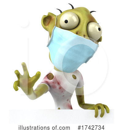 Royalty-Free (RF) Zombie Clipart Illustration by Julos - Stock Sample #1742734