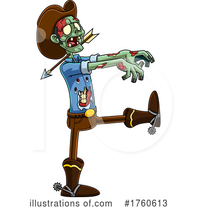 Zombie Clipart #1760613 by Hit Toon