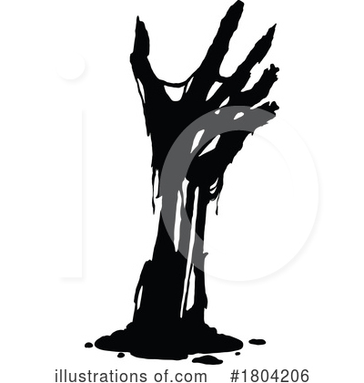 Royalty-Free (RF) Zombie Clipart Illustration by Vector Tradition SM - Stock Sample #1804206